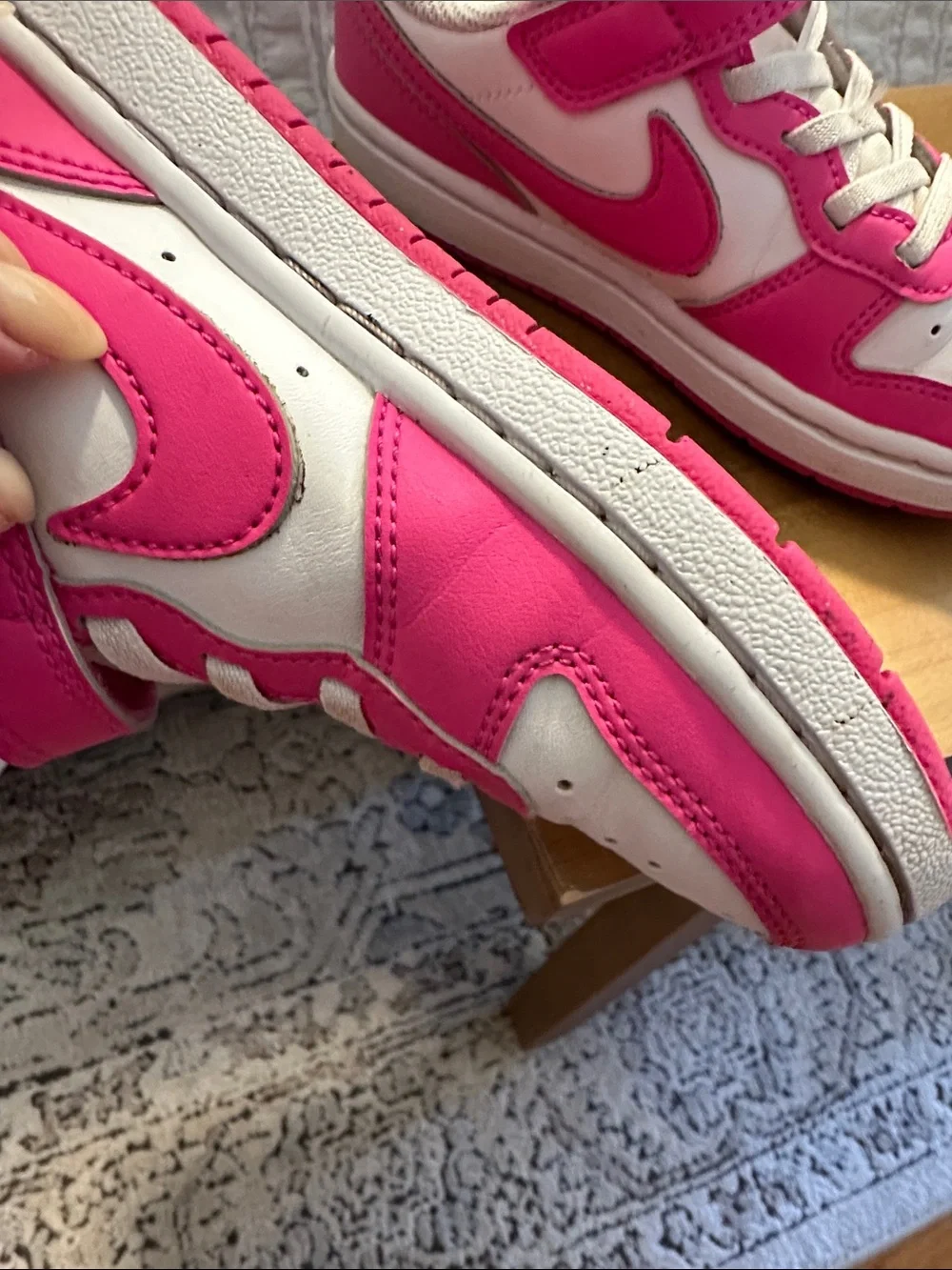 Nike Little Girls Court Sneaker